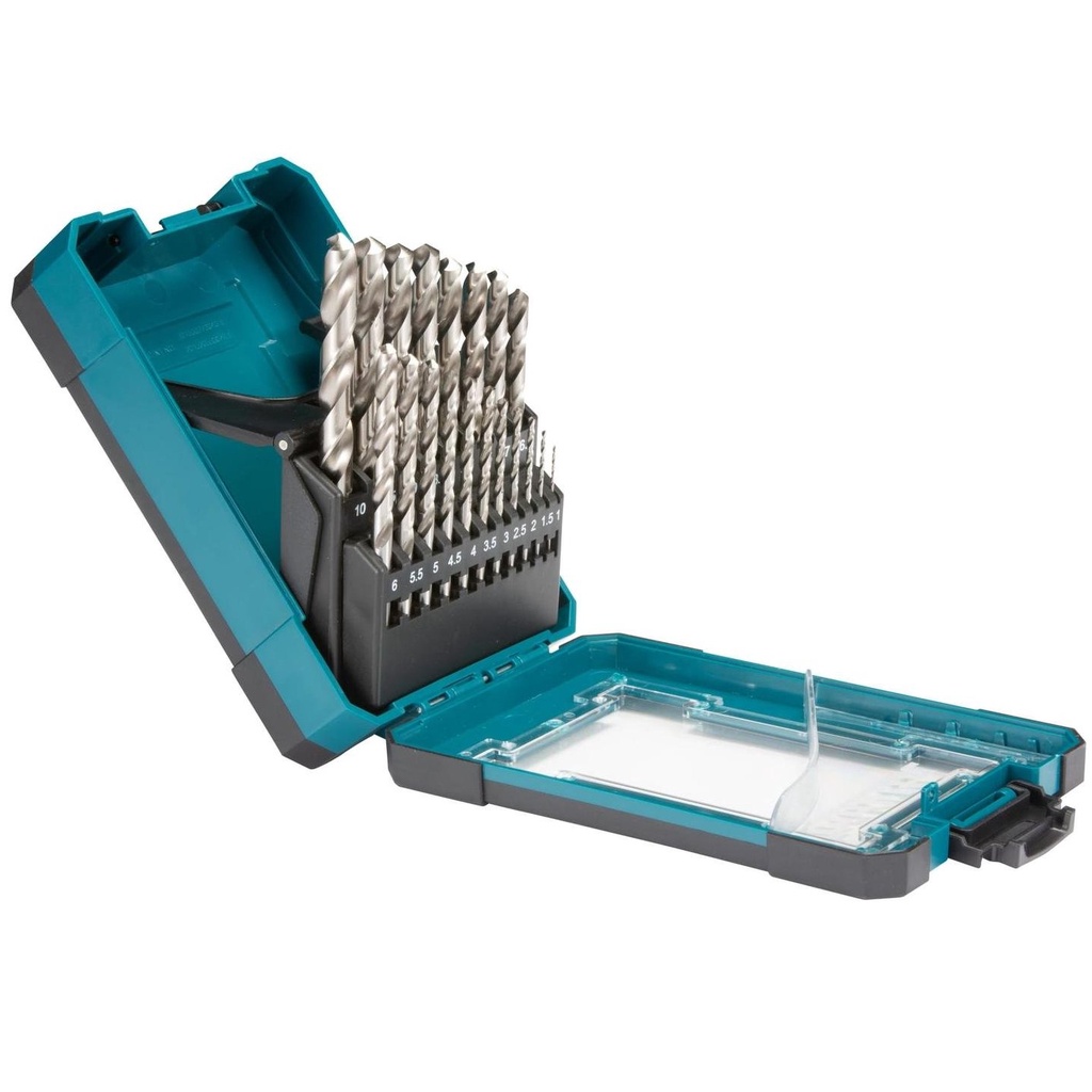 Bộ mũi khoan kim loại HSS-G 19 chi tiết Makita D-67549