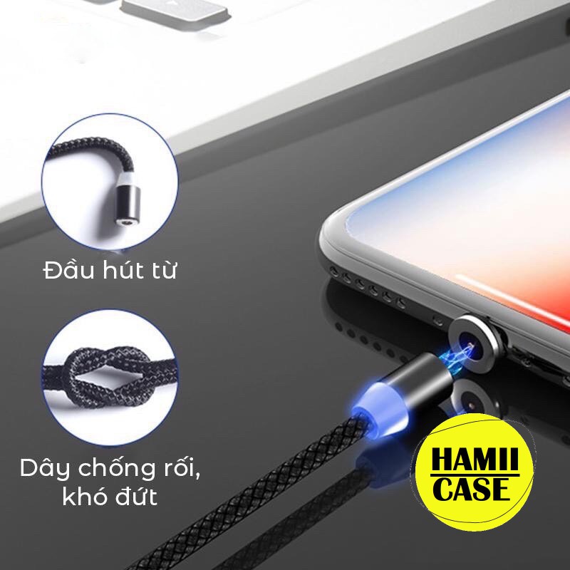 Cáp sạc 3 trong 1 đa năng cho nhiều dòng điện thoại USB to Lightning - TypeC - Micro