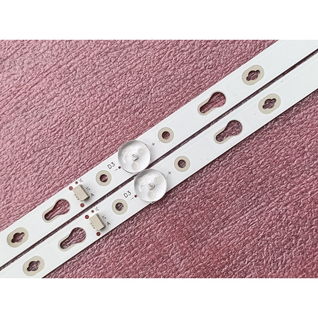 THANH ĐÈN LED TIVI TCL 32D3000 32S6300 32S6500 MỚI 100%, HÀNG ZIN HÃNG, BỘ 2 THANH MỖI THANH 5 BÓNG 6V DÀI 56,4cm