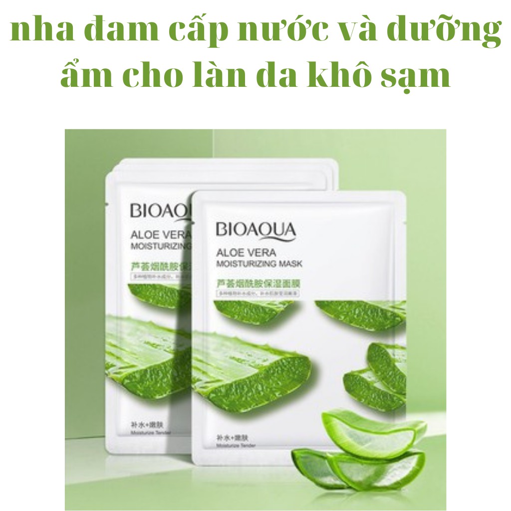 Combo 50 mặt nạ giấy dưỡng trắng da cấp ẩm nước se khít lô chân lông da dầu giảm mụn mask nội địa trung | BigBuy360 - bigbuy360.vn