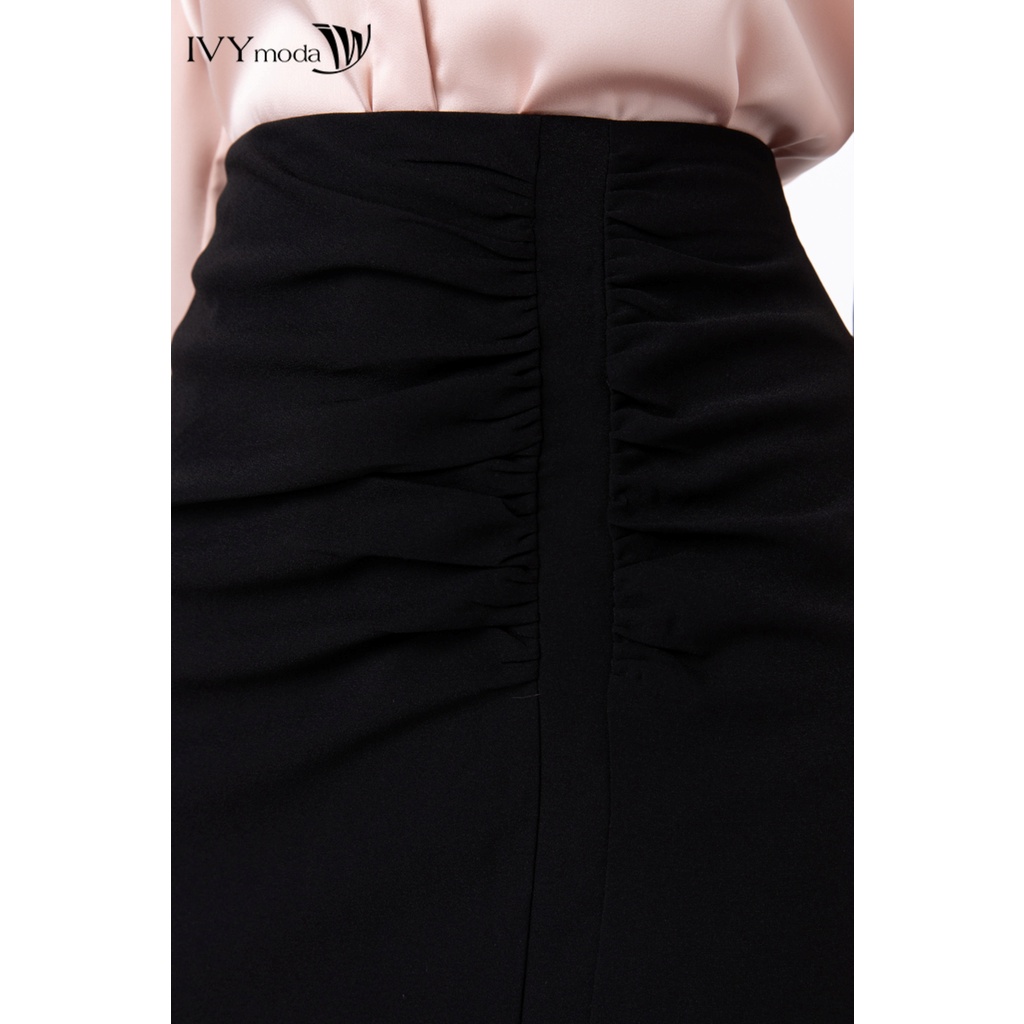 Chân váy bút chì nhấn giữa IVY moda MS 31M7330