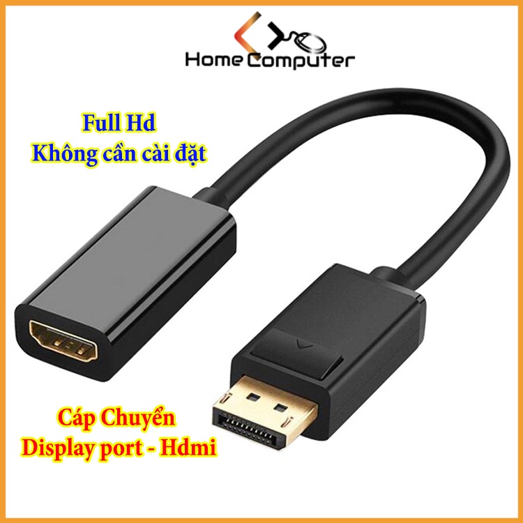 Cáp Máy Tính - Dây Cáp Chuyển Displayport sang Cổng HDMI - Truyền tín hiệu tốc độ cao, ổn định. Home.mall