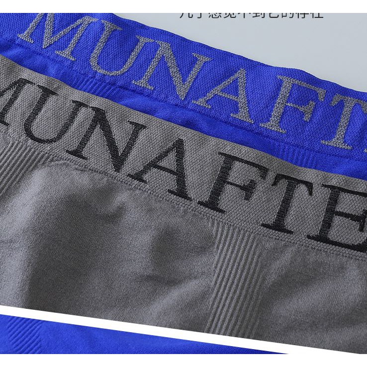 MUNAFIE Bộ 3 Quần Lót Boxer Nam Vải spandex