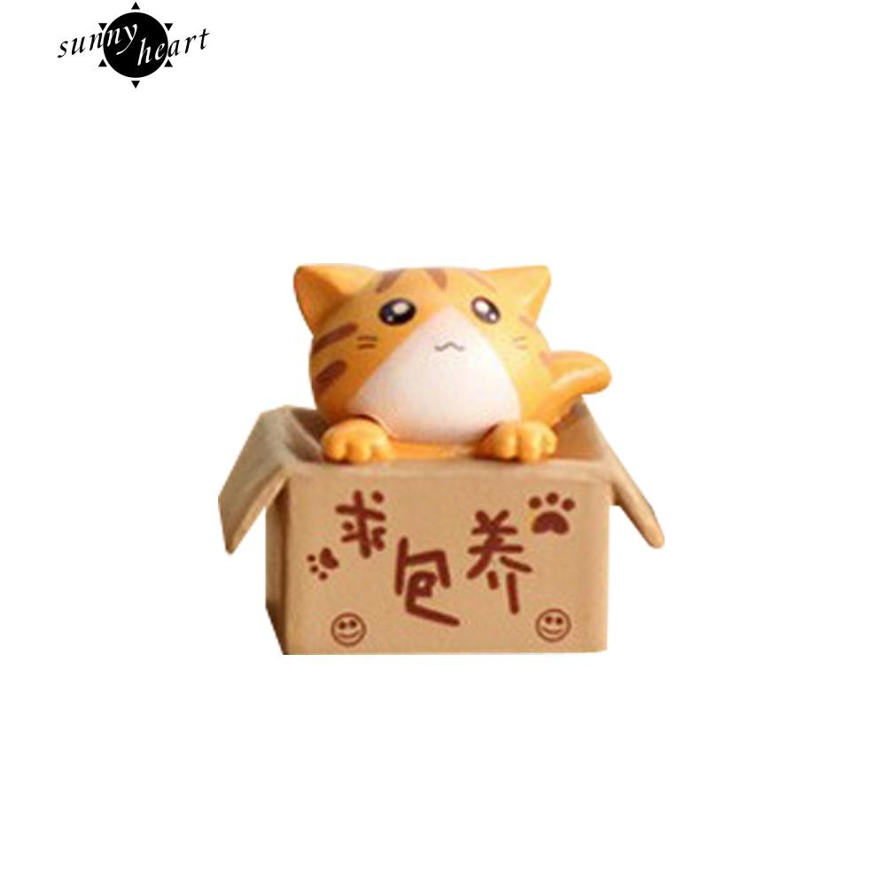Mô hình mèo thu nhỏ thiết kế dễ thương trang trí tiểu cảnh