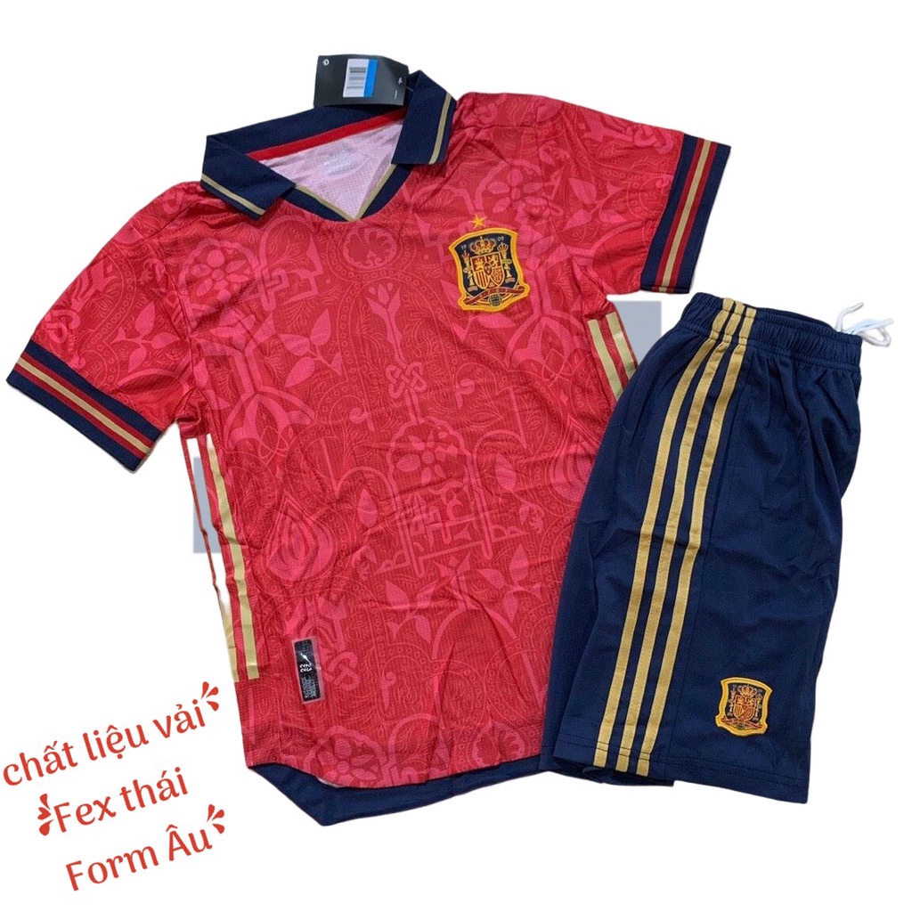 Bộ Quần Áo Bóng Đá Tây Ban Nha 2022