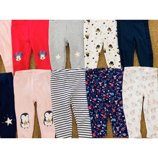 Set 3 quần legging lót lông cho bé