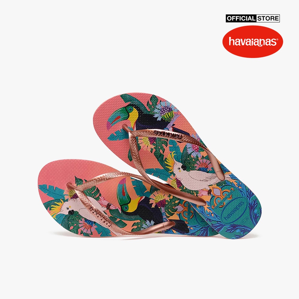 HAVAIANAS - Dép nữ Slim Tropical 4122111-0082