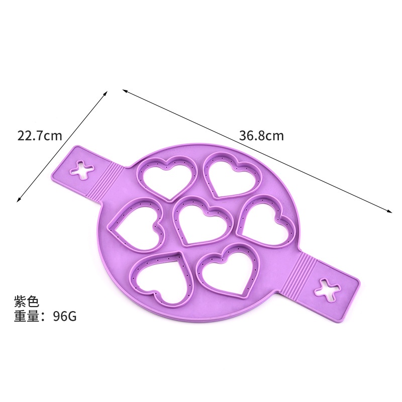 Khuôn Silicone Chiên Trứng Hình Tròn