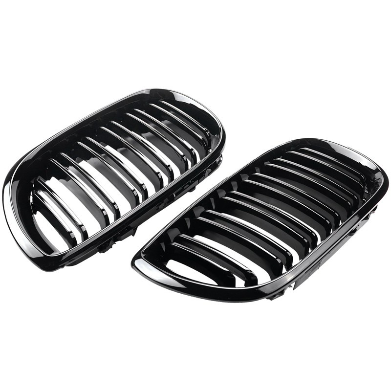 Set 2 Lưới Tản Nhiệt Gắn Mui Xe Bmw E46 4 Door 4d 3 Series 2002-2005