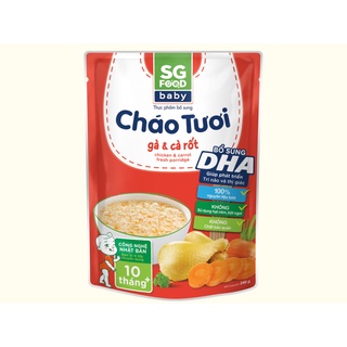 Cháo Tươi Baby Gà & Cà Rốt - Sài Gòn Food 240g