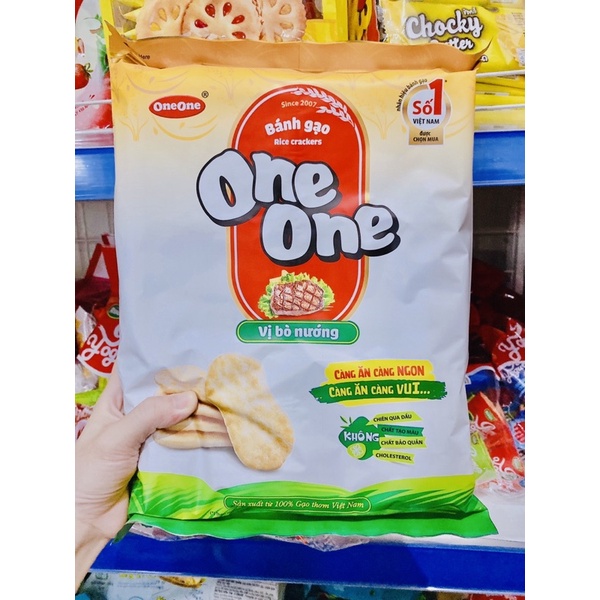 BÁNH GẠO ONEONE TẢO BIỂN,SỮA NGÔ, BỒ NƯỚNG, PHÔ MAI NGÔ, NGỌT DỊU [ĐỦ VỊ]