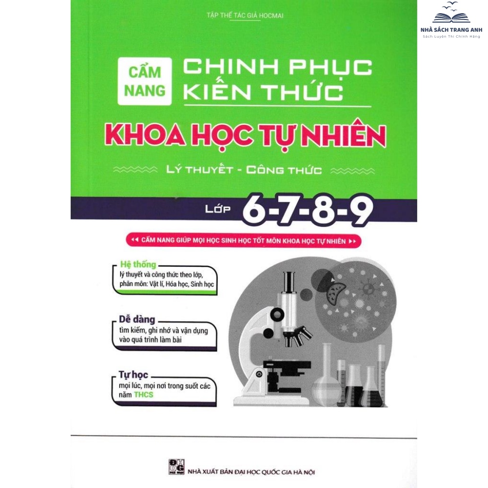 Sách - Cẩm nang chinh phục kiến thức Khoa học tự nhiên lớp 6,7,8,9