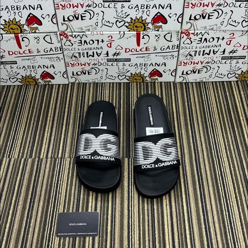 Dép Lê Quai Ngang Nam hoạ tiết logo Dg hàng cao cấp Fullbox new