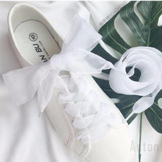 Dây giày vải lụa satin nhiều màu sắc
