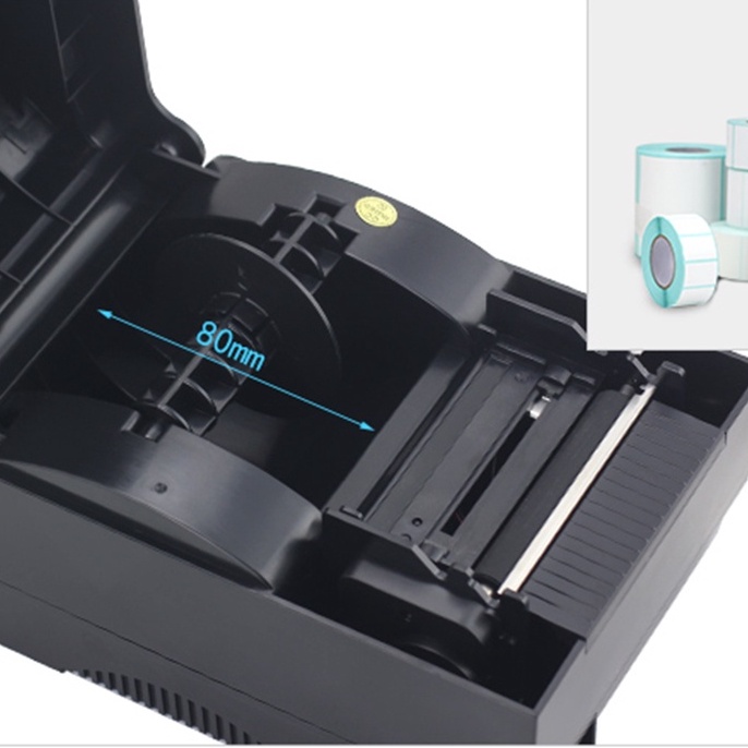 Máy in mã vạch Xprinter 365B in nhiệt decal đơn hàng đa năng - Hàng Chính Hãng