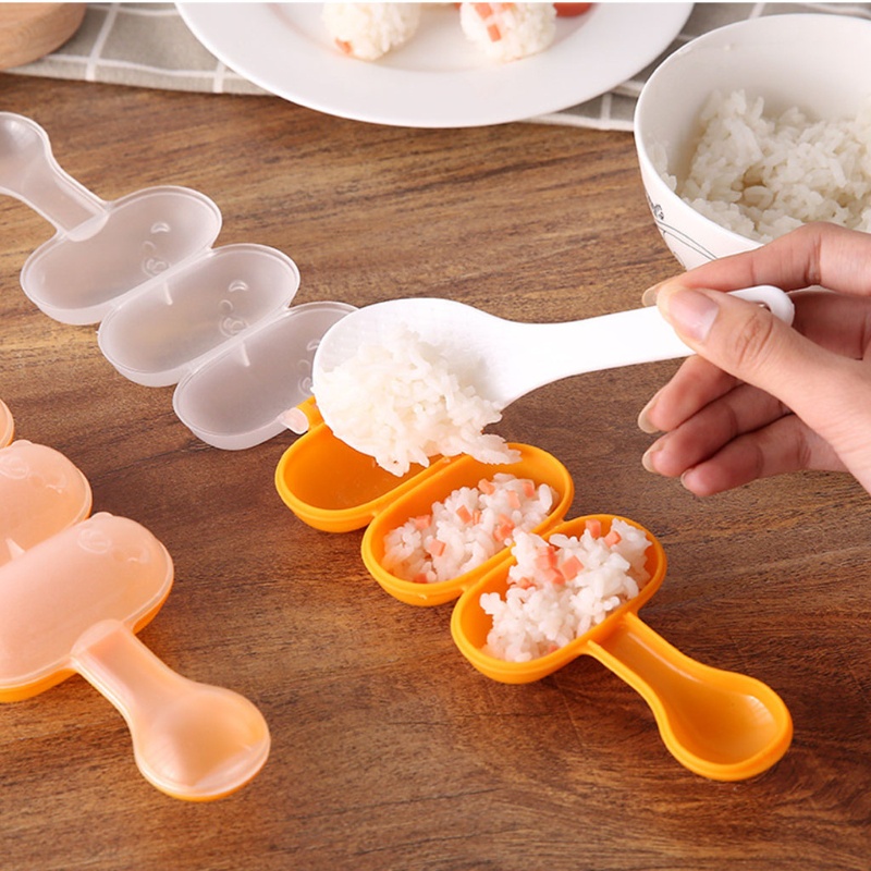 Khuôn Làm Cơm Nắm Bento Nori DIY Xinh Xắn Tiện Dụng