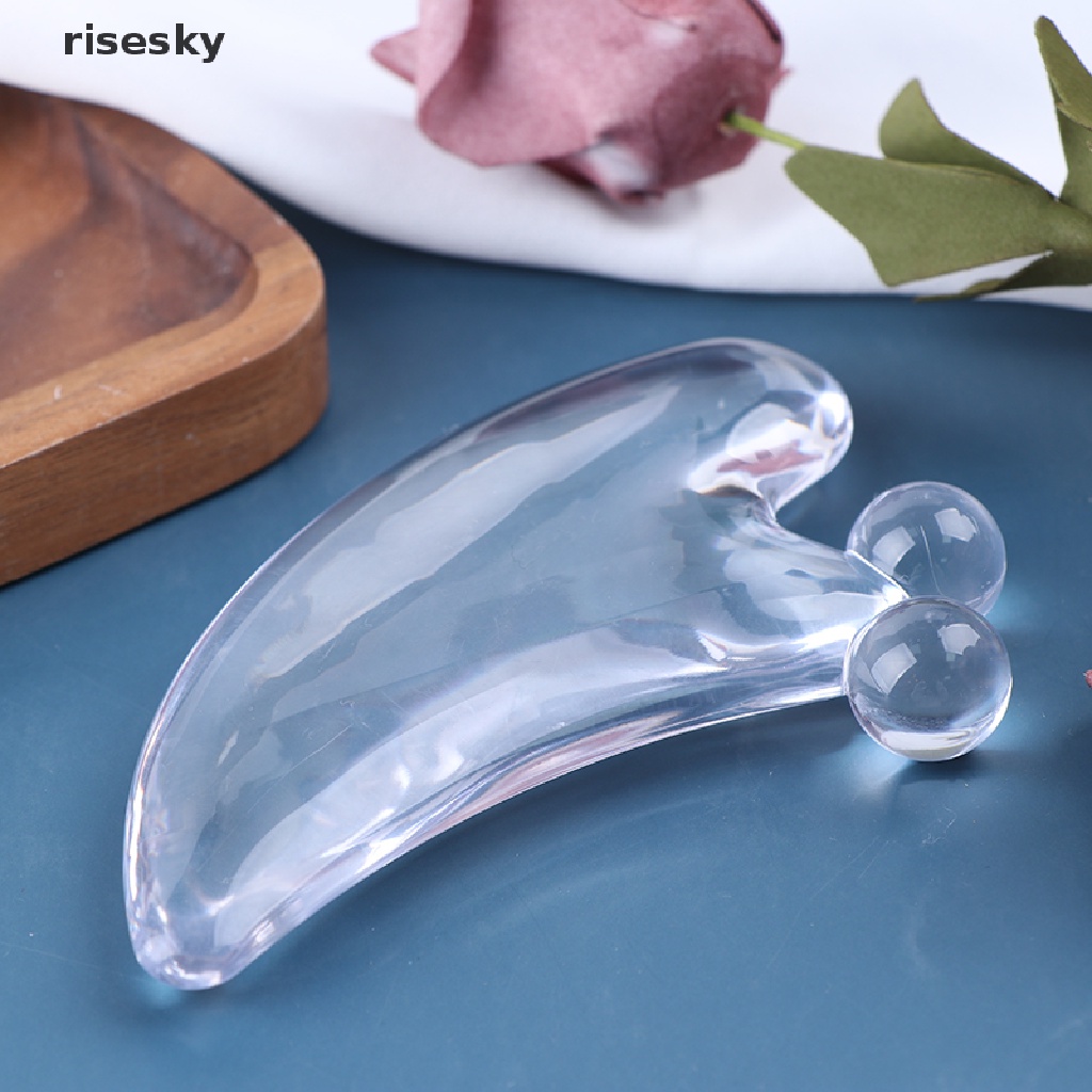 Bảng Gua Sha Pha Lê Massage Nâng Cơ Mặt Và Cơ Thể Làm Đẹp ♨Trên đó