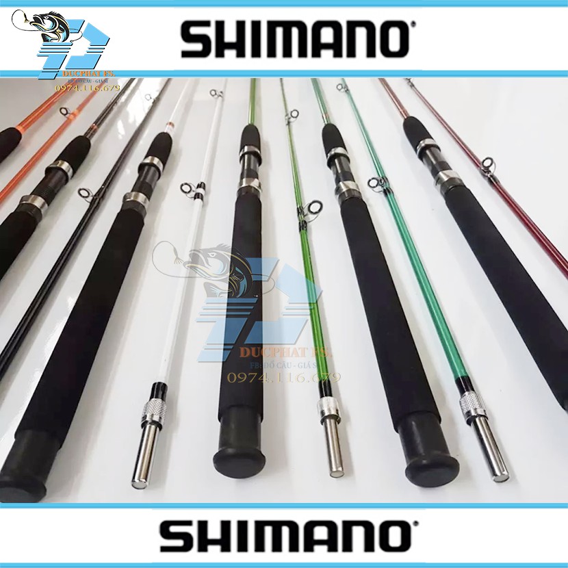 Cần câu máy 2 khúc đặc Shimano Siêu khỏe đủ size 1m5 -> 2m7