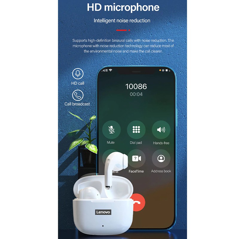 Tai nghe Lenovo LP40 Pro / LP40 IPX5 Tai nghe không dây đích thực Bluetooth 5.0 Tai nghe chơi game có độ trễ thấp Tai nghe TWS | BigBuy360 - bigbuy360.vn