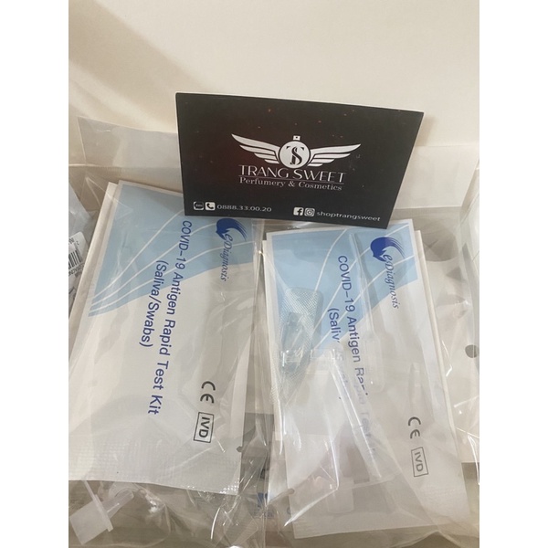 Kit test Covid bằng nước bọt tại nhà