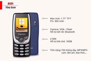 ĐIỆN THOẠI MASSTEL A131