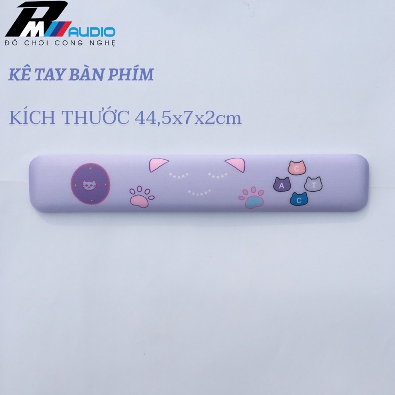 Miếng Đệm Kê Cổ Tay Bàn Phím Máy Tính Laptop Chất Liệu Silicon Cao Cấp Chống Đau Mỏi Khi Làm Việc Văn Phòng Chơi Game