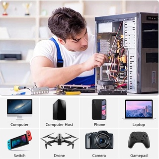 130 IN 1 Precision Screwdriver Set, Computer Repair Tool Kit with 120 Screwdriver Bits, Screwdriver Kit with Magnetizer
