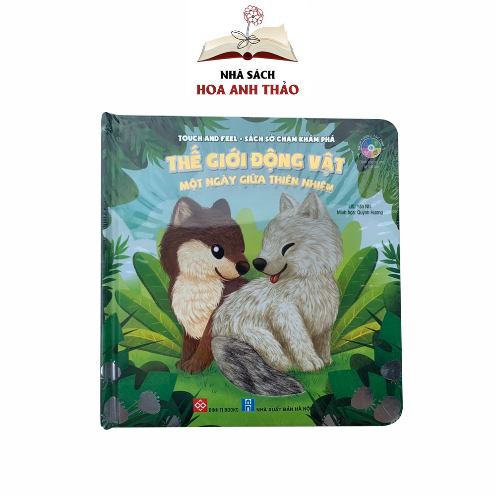 Sách - Sờ chạm khám phá Thế giới động vật phát triển giác quan của trẻ (Bộ 2 quyển)