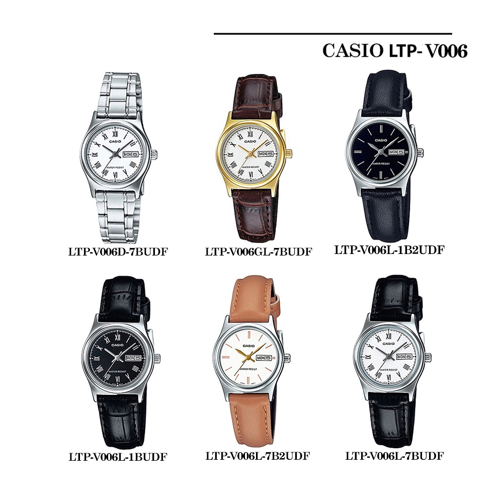 Đồng hồ Nữ Casio Standard Anh Khuê LTP-V006 chính hãng giá rẻ - Bảo hành 1 năm - Pin