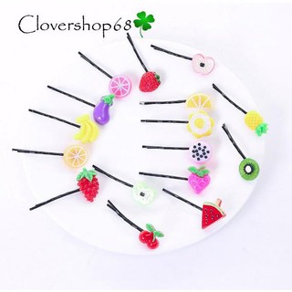 Kẹp tóc trái cây / hoa quả dễ thương