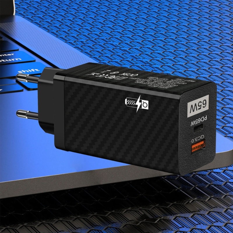 Củ Sạc Nhanh NAMA US / EU 65W Cho QC 3.0 PD USB C USB Type C