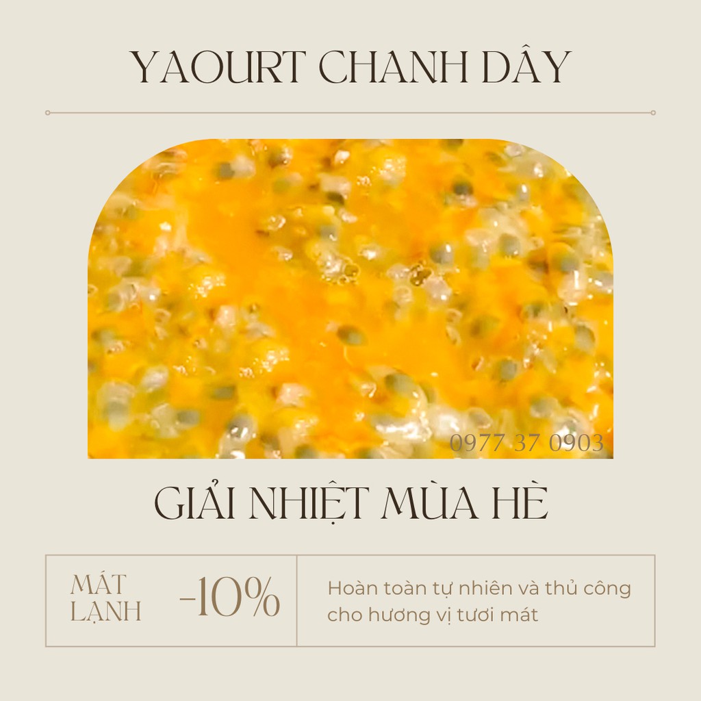 Sữa chua yaourt bịch nhà làm - 100% từ sữa bò tươi nguyên chất và chanh dây tự nhiên