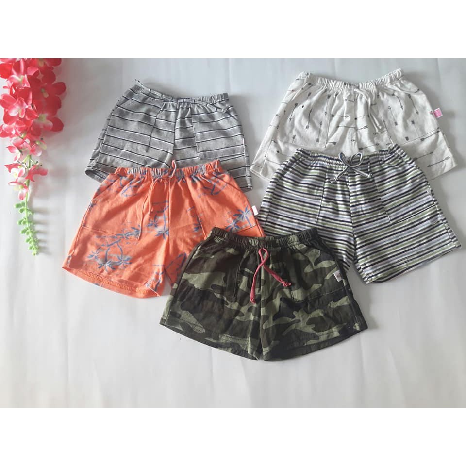 set 5 quần đùi bé trai - quần short đùi lên từ hàng xuất dư