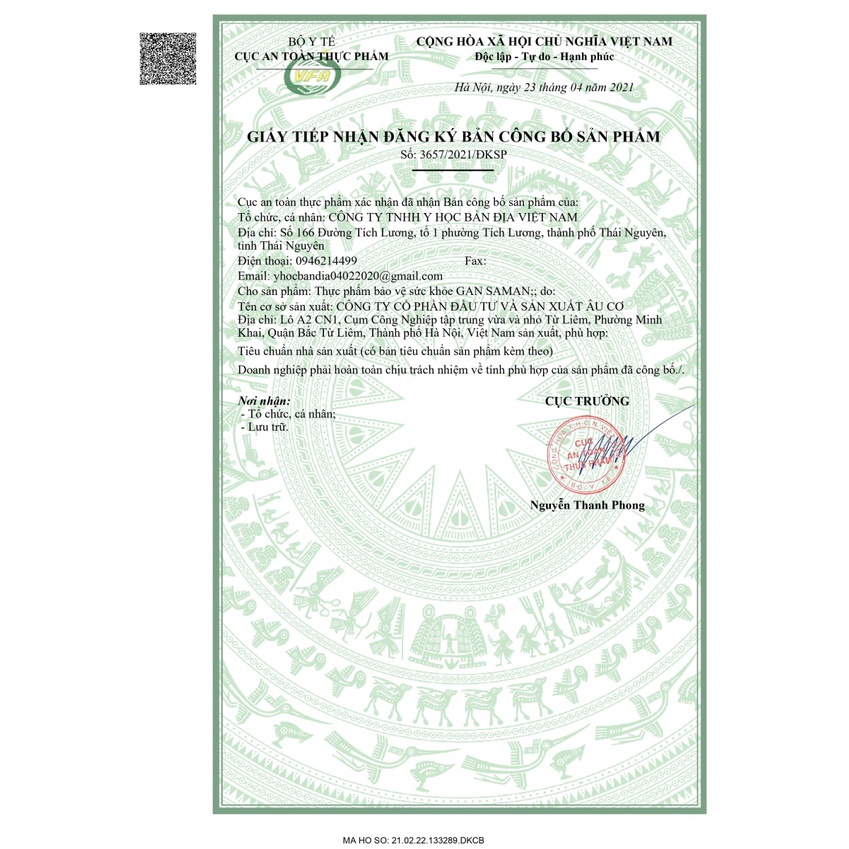 Gan Saman – Hỗ trợ tăng cường chức năng gan, bảo vệ gan, tăng cường giải độc gan (Hộp 1 lọ 60 viên)