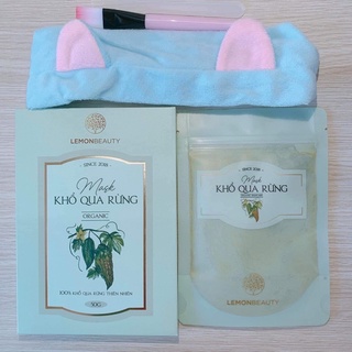 [CHÍNH HÃNG] LEMON MASK - Mặt Nạ Khổ Qua Rừng, Tảo Biển, Sữa Dê Non