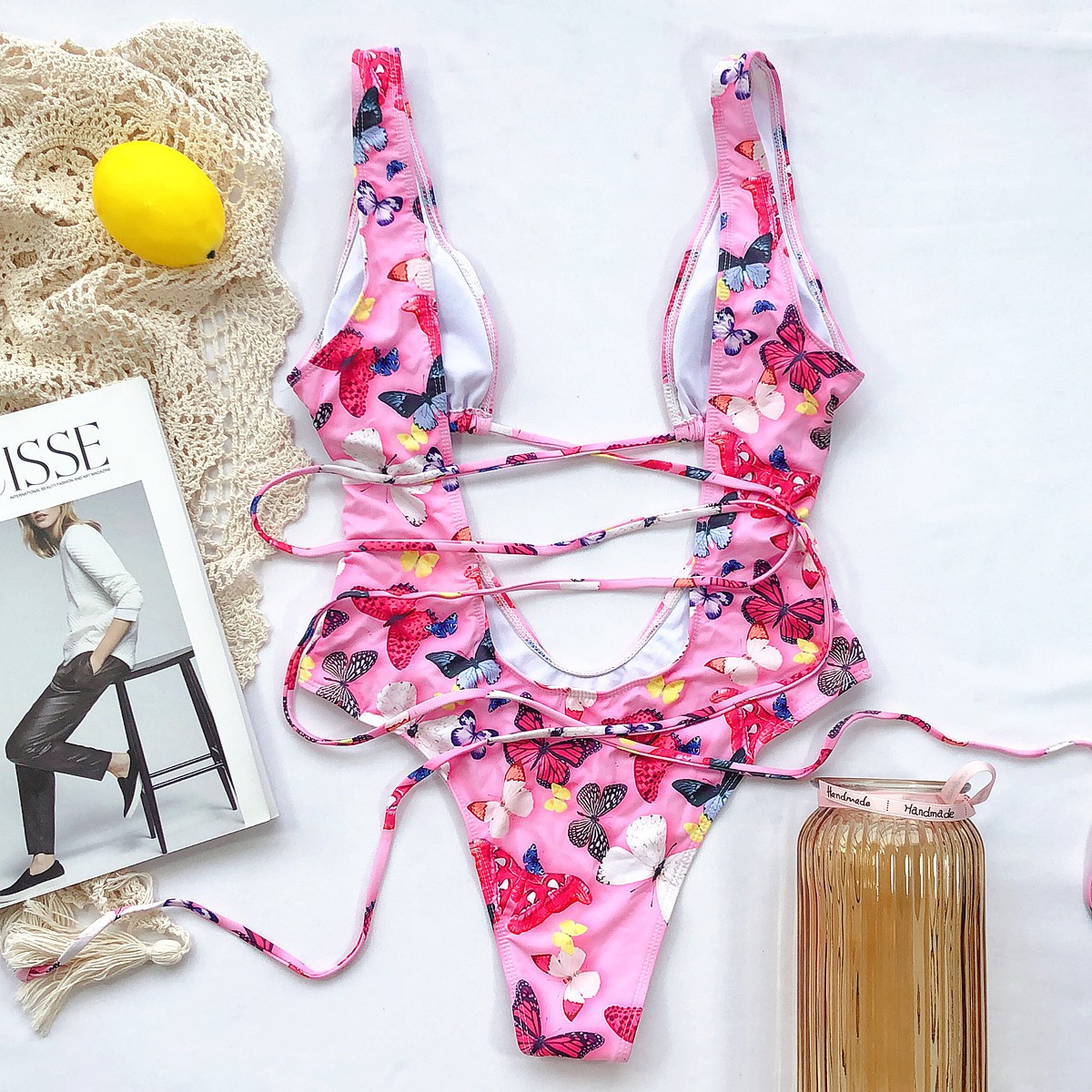 Bikini Một Mảnh Hoạ Tiết Da Báo Màu Sắc Kẹo Ngọt | BigBuy360 - bigbuy360.vn