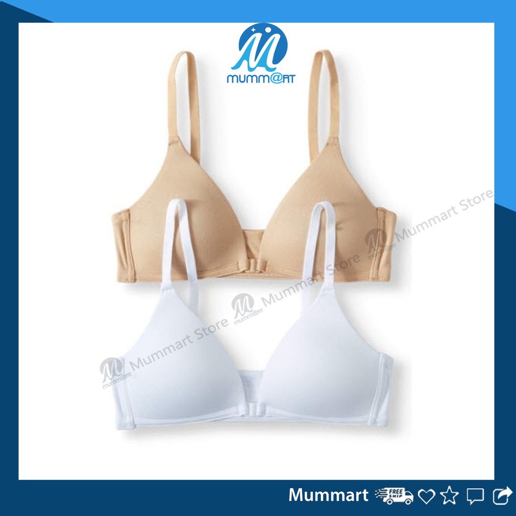 Áo ngực không gọng, cài trước, cài sau, mút mỏng xuất Mỹ, áo lót cho học sinh mềm, thấm hút mồ hôi - Mummart | BigBuy360 - bigbuy360.vn
