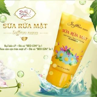 Sữa rửa mặt Saffron Nano