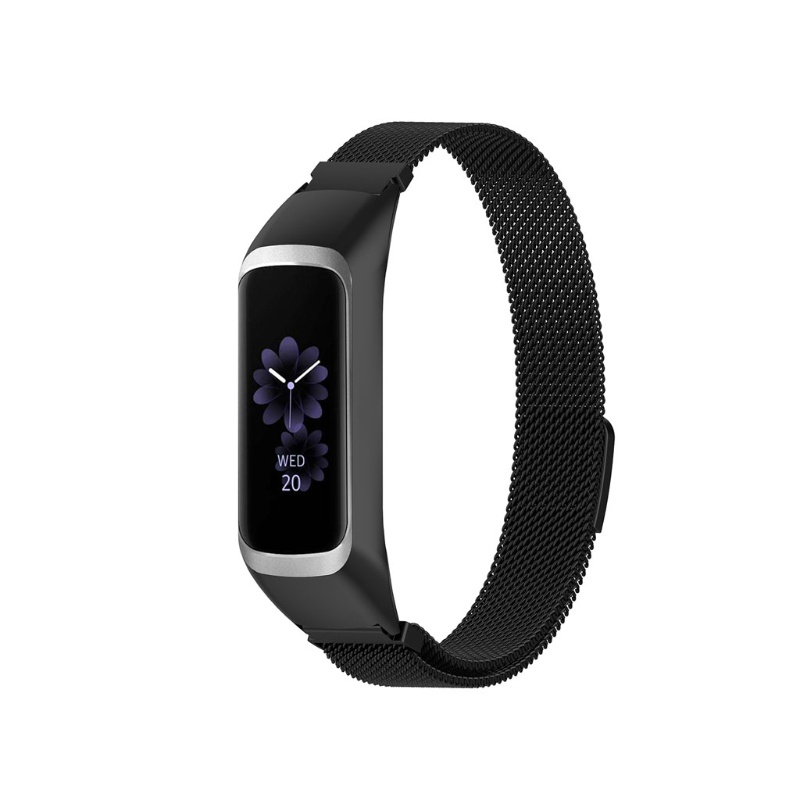 Dây đeo inox từ tính cho đồng hồ thông minh Samsung -Galaxy Fit2 SM-R220