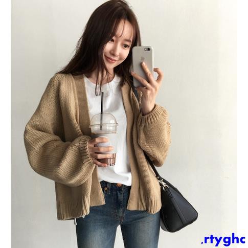 Áo Khoác Sweater Tay Cánh Dơi Kiểu Hàn Quốc Thời Trang 2018 Cho Nữ