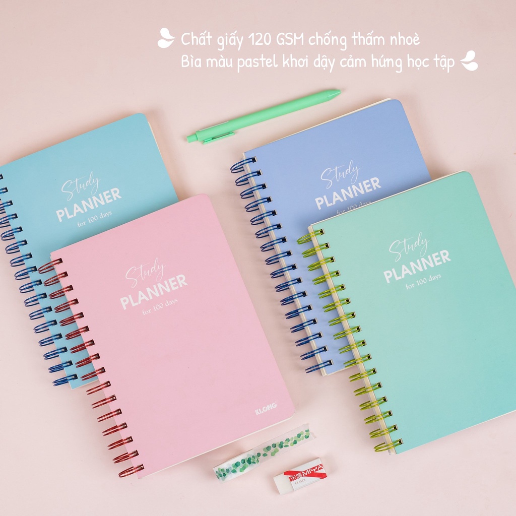 🌻🌻Sổ lò xo kép Study Planner A5🌻🌻
