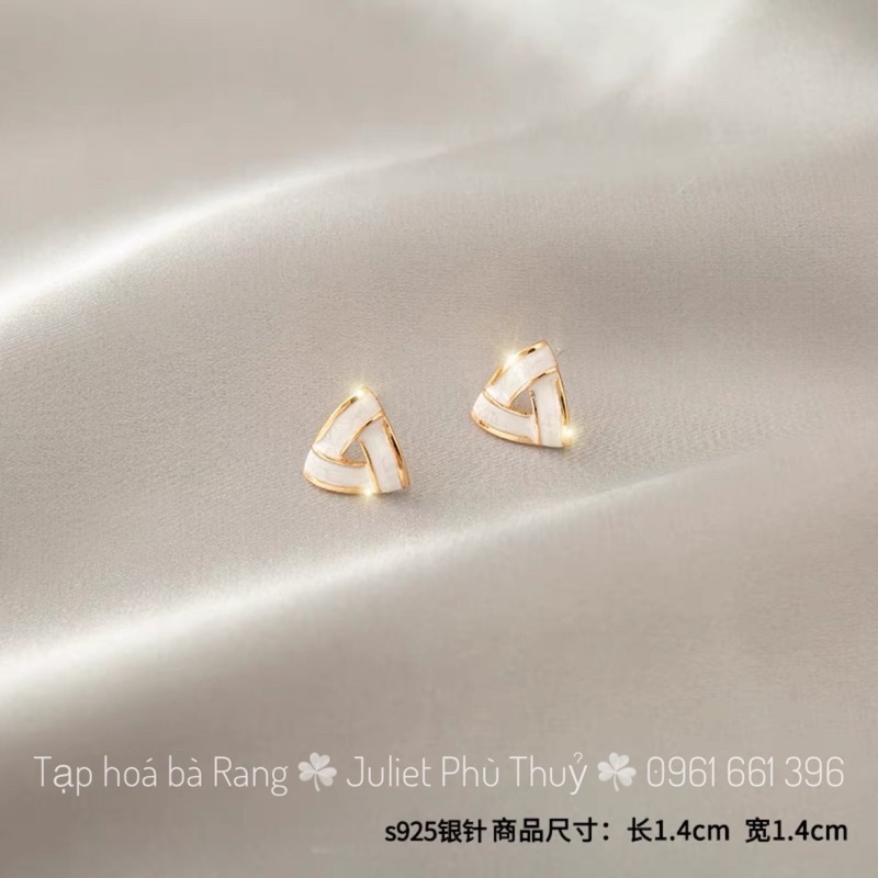 Khuyên tai bạc S925 nhiều mẫu