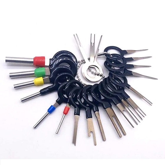 Bộ Công Cụ Gồm 21 Đầu Khác Nhau Dùng Tháo Giắc Điện Đầu Cuối Cho Ô Tô - Xe Máy Chiều Dài 6cm Chuyên Dùng Sửa Chữa Xe