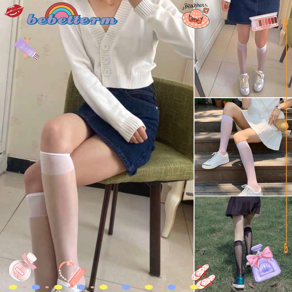 BEBETTFORM  1 Pair High Quality Sexy Slim Long Socks For Women/Multicolor