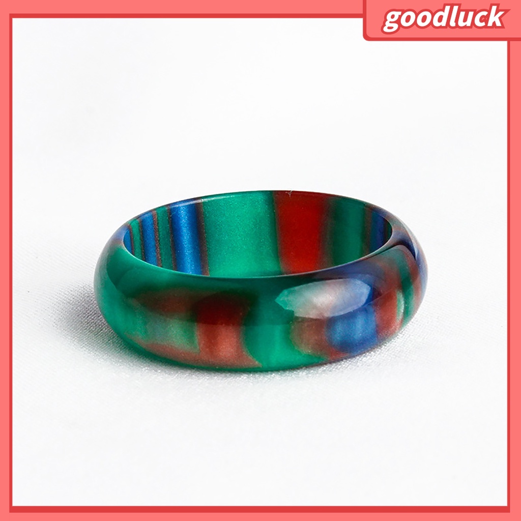 Nhẫn Acrylic Thay Đổi Màu Sắc Độc Đáo Thời Trang