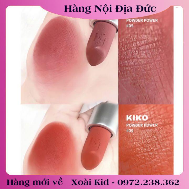 [auth] Son lì Kiko Powder Power Lipstick -Nội địa Đức Đủ Bill [Hot]