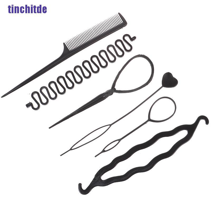 Bộ 6 Dụng Cụ Tạo Kiểu Tóc Tiện Lợi