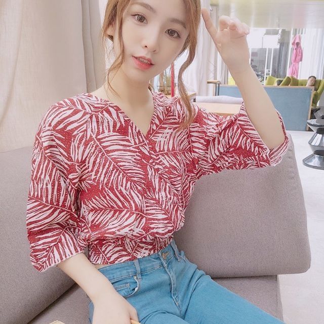 [SẴN] Áo kiểu, áo sơ mi nữ tay lỡ Ulzzang Quảng Châu ASC8