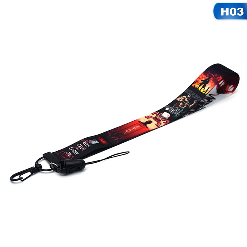 Dây Đeo Điện Thoại/Chìa Khóa In Hình Anime Attack On Titan Cho Điện Thoại/MP3