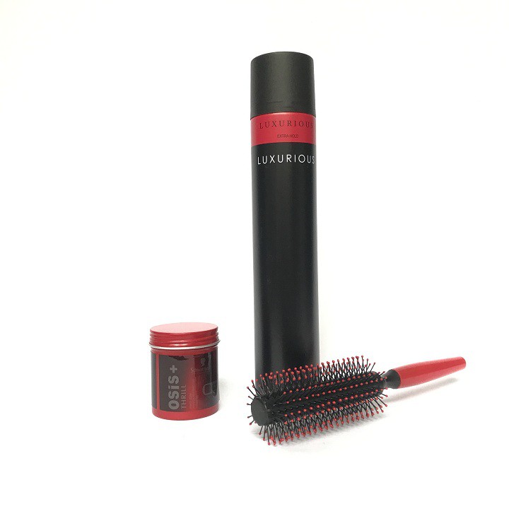COMBO Sáp Vuốt Tóc Osis + Gôm Luxurious + TẶNG LƯỢC